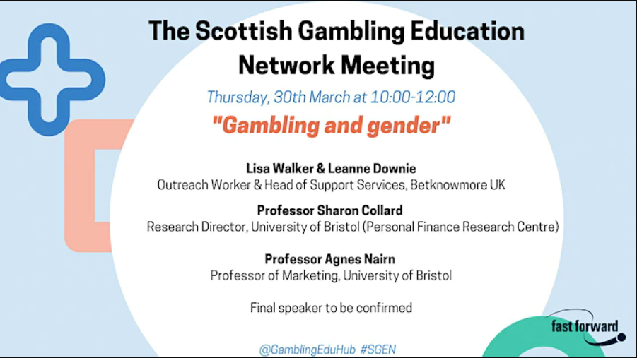 Scottish Gambling Education Network meeting March 2023